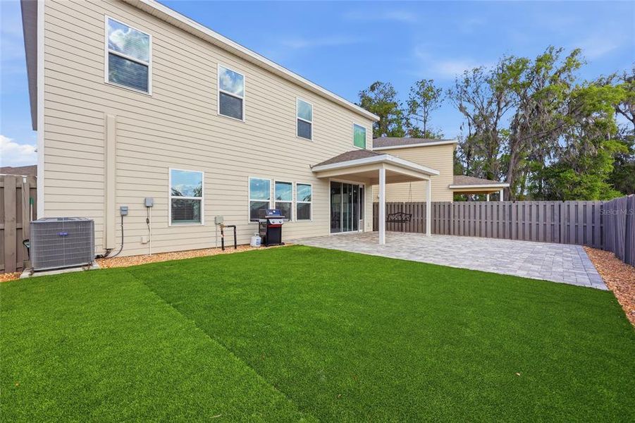 Exterior details and patio area of a home in , Newberry (Image 23).