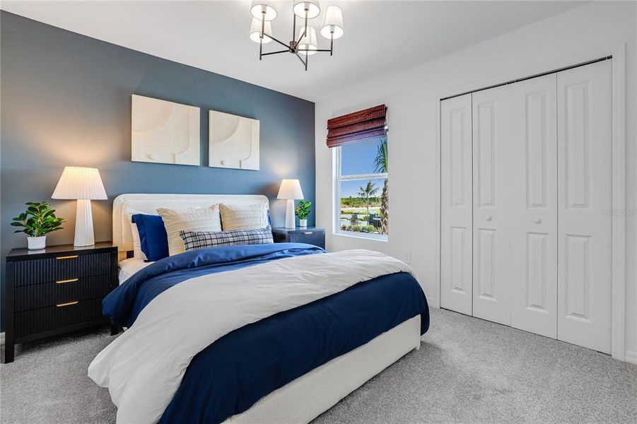 Furnished interior view inside a new home in Rye Ranch, Parrish (Image 11).