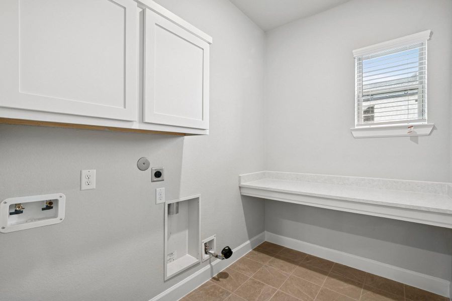 Furnished interior view inside a new home in Harvest Green 45', Richmond (Image 7).