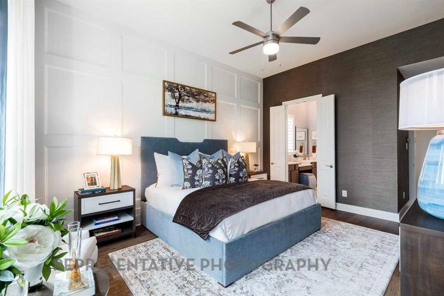 Furnished interior view inside a new home in Tavolo Park, Fort Worth (Image 24).