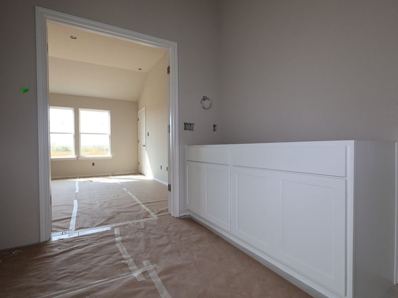 In-progress construction of a new home in Carillon, Manor, TX (Image 18). In-progress construction of a new home in Carillon, Manor, TX (Image 18).