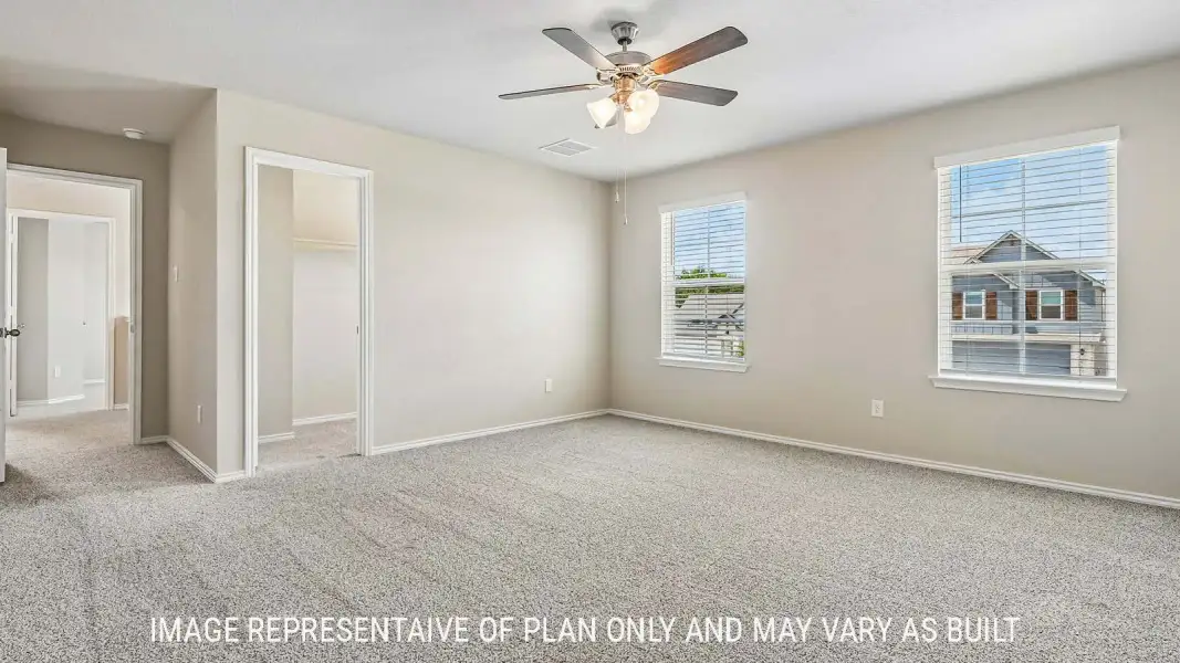 Spacious, unfurnished interior of a new home in Rancho San Gabriel, Georgetown (Image 24).