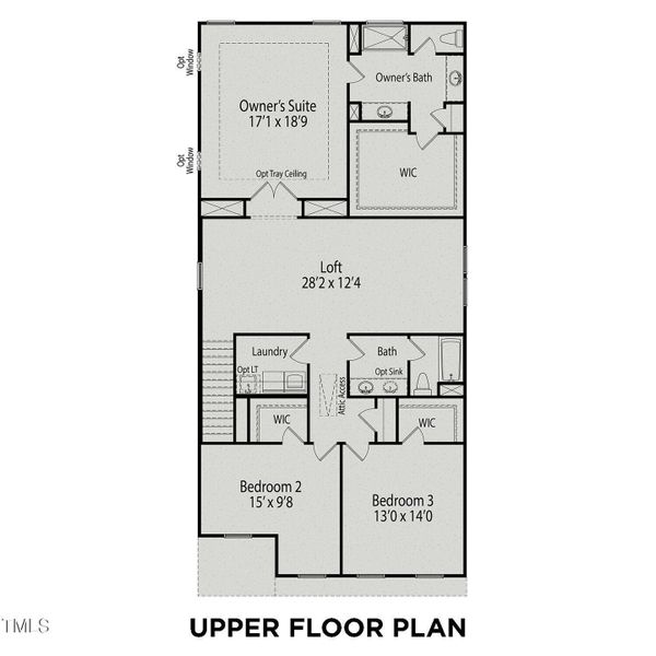 2D floor plan layout of this home in Gregory Village, Lillington, NC (Image 38).