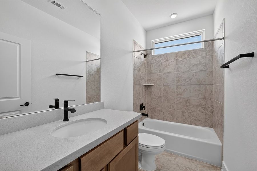 Furnished interior view inside a new home in Santa Rita Ranch, Liberty Hill (Image 11).