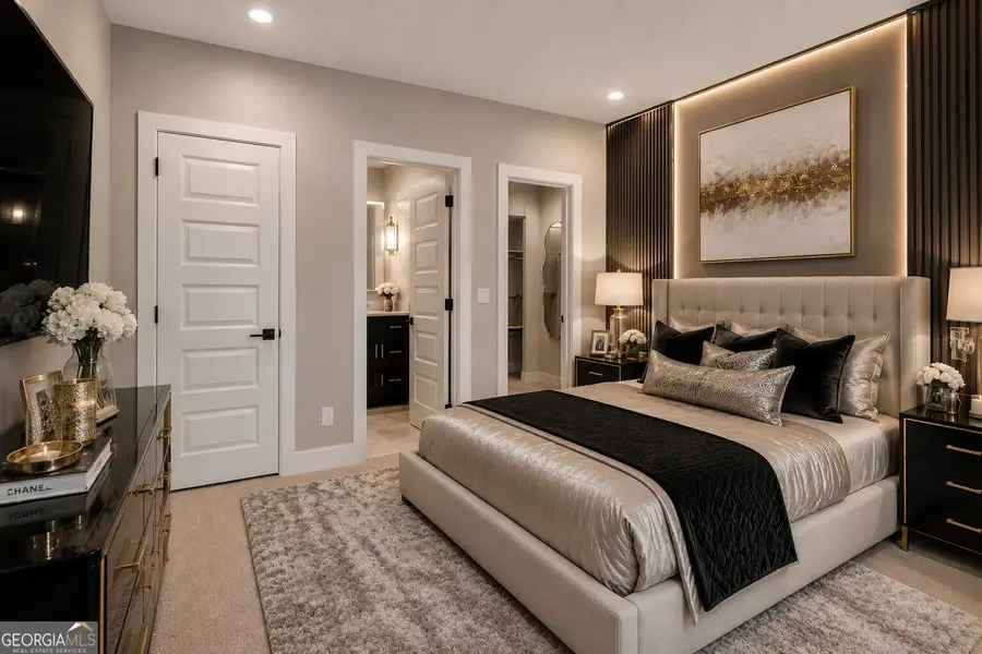 Furnished interior view inside a new home in The Fairways at Mirror Lake, Villa Rica (Image 3).