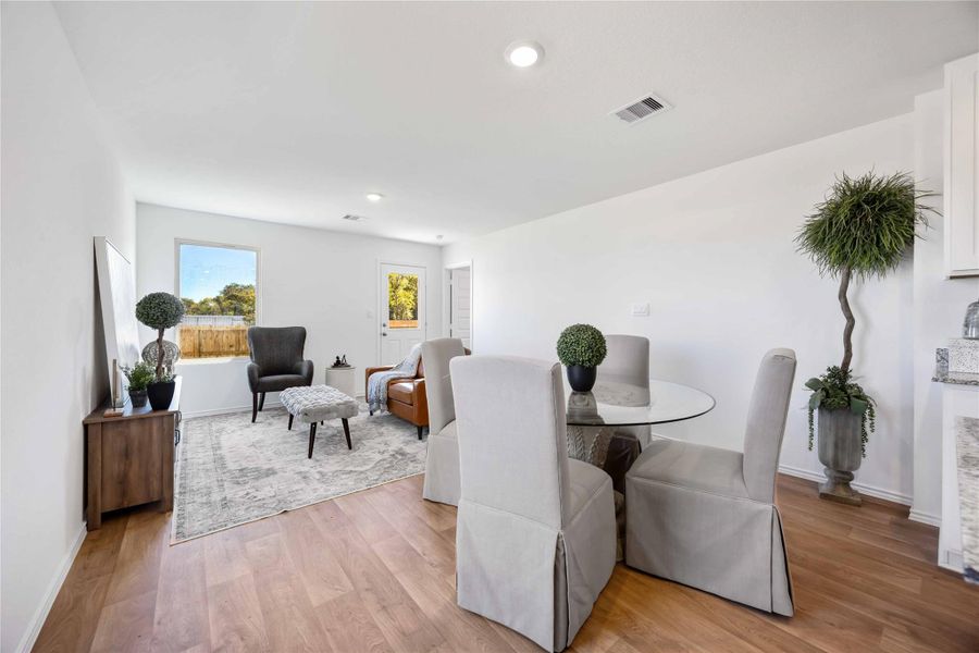 Furnished interior view inside a new home in Legacy Village, Houston (Image 16).