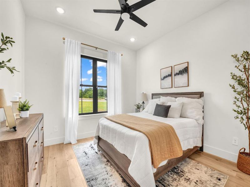 Furnished interior view inside a new home in , Aledo (Image 32).