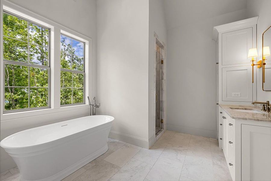 Furnished interior view inside a new home in , Newnan (Image 11).