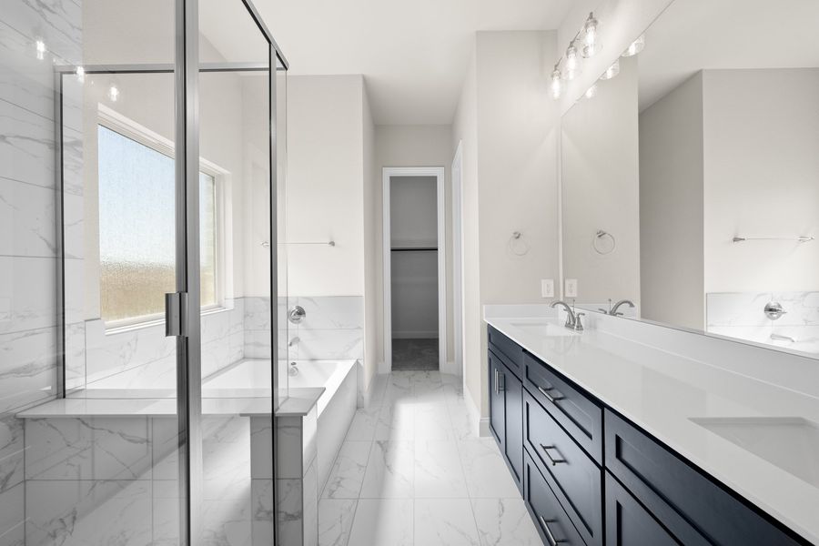 Furnished interior view inside a new home in The Oaks, Red Oak (Image 10). Furnished interior view inside a new home in The Oaks, Red Oak (Image 10).