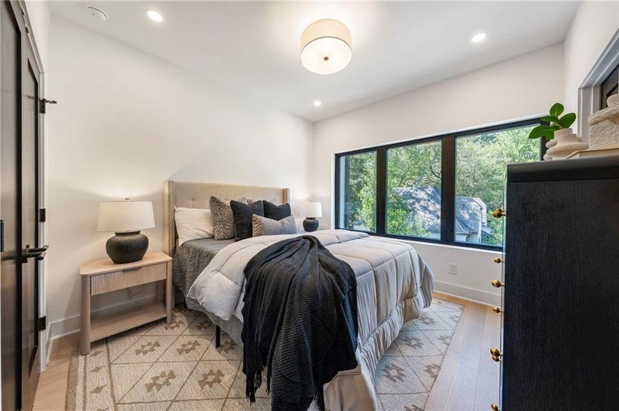 Furnished interior view inside a new home in , Atlanta (Image 14).