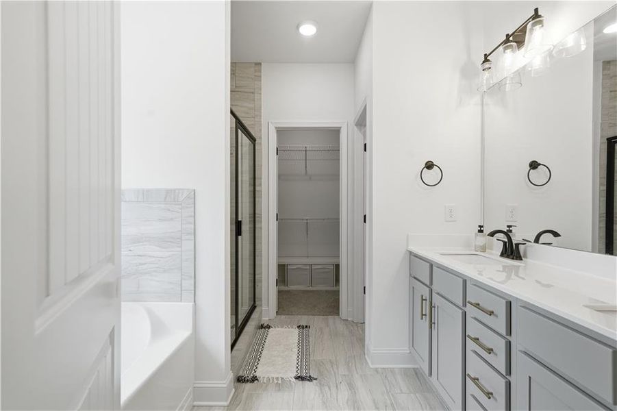 Furnished interior view inside a new home in , Douglasville (Image 15).
