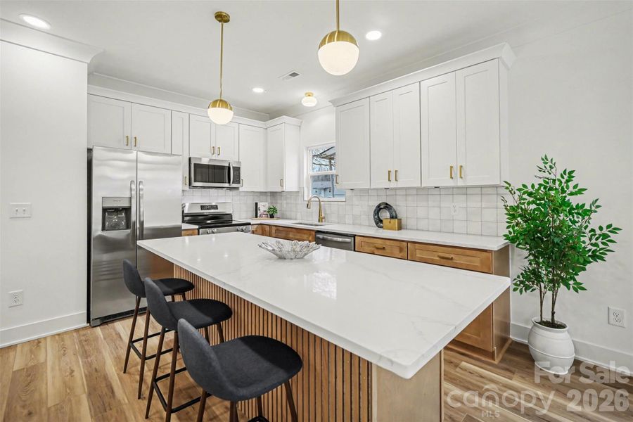 Furnished interior view inside a new home in , Charlotte (Image 18).
