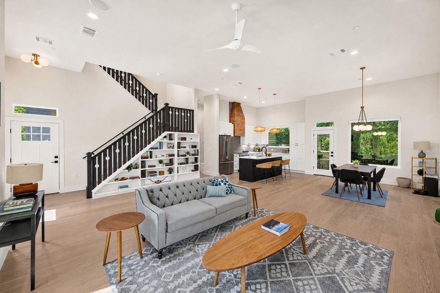 Furnished interior view inside a new home in , Austin (Image 14).