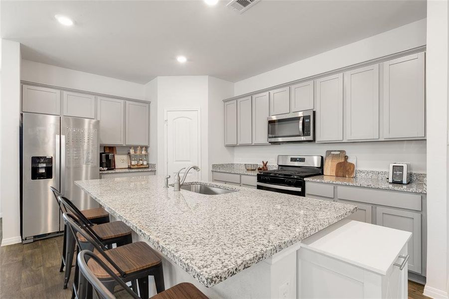 Furnished interior view inside a new home in Talavera, Kyle (Image 8). Furnished interior view inside a new home in Talavera, Kyle (Image 8).