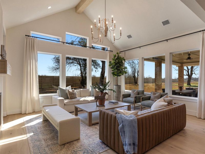 Furnished interior view inside a new home in , Smithville (Image 36).