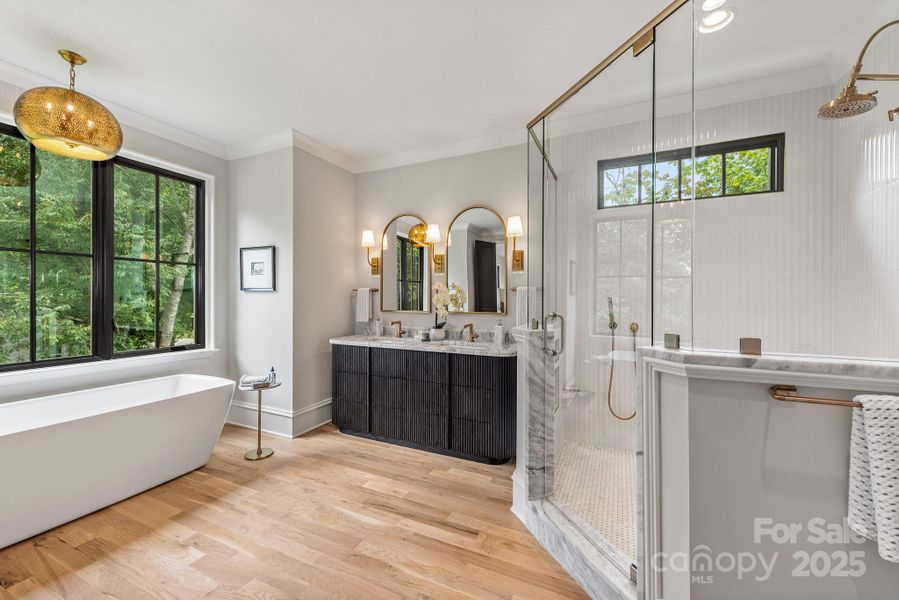 Furnished interior view inside a new home in , Charlotte (Image 18). Furnished interior view inside a new home in , Charlotte (Image 18).