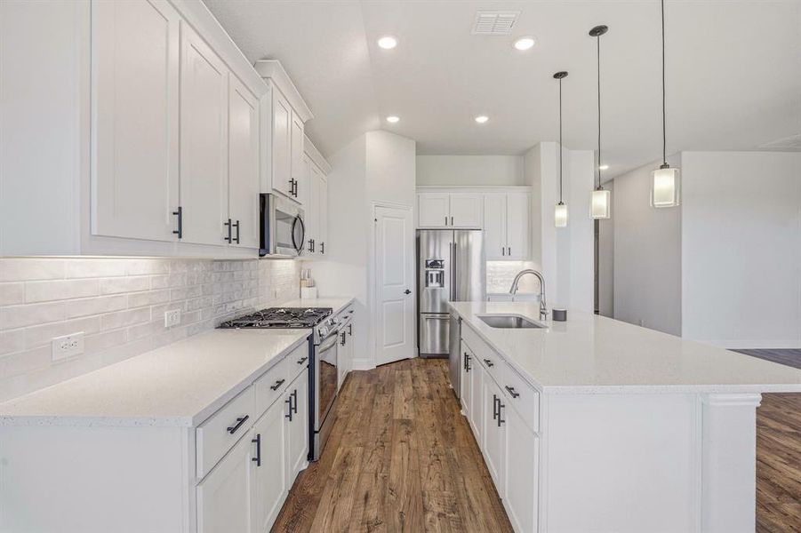 Furnished interior view inside a new home in , Godley (Image 5).