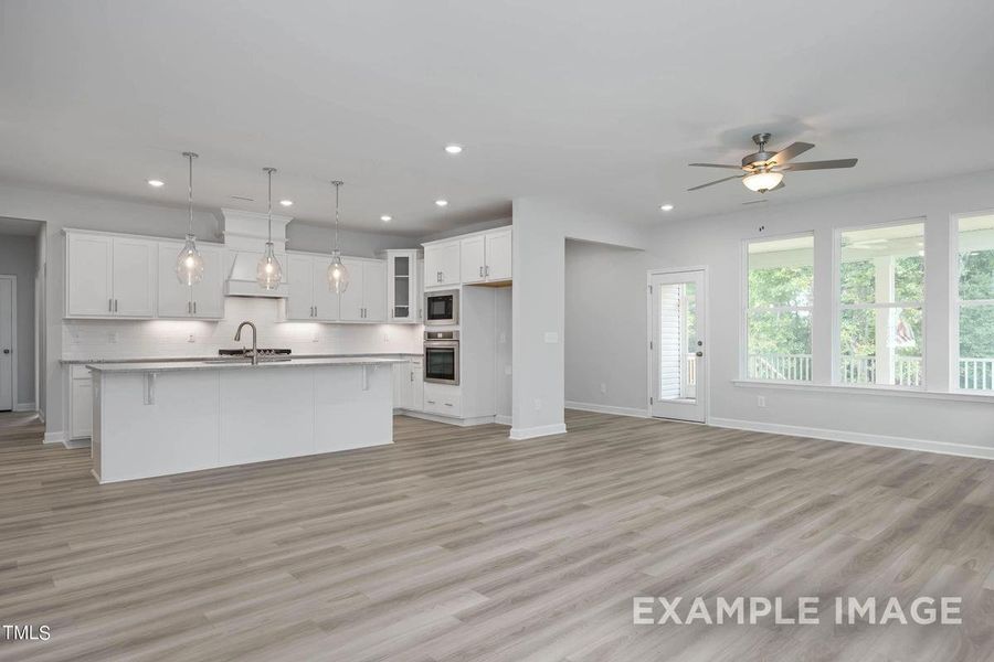 Furnished interior view inside a new home in Tobacco Road, Angier (Image 13).