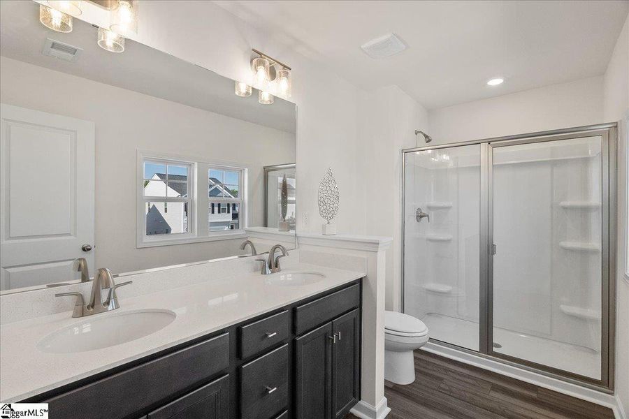 Furnished interior view inside a new home in Halton Oaks, Spartanburg (Image 10). Furnished interior view inside a new home in Halton Oaks, Spartanburg (Image 10).