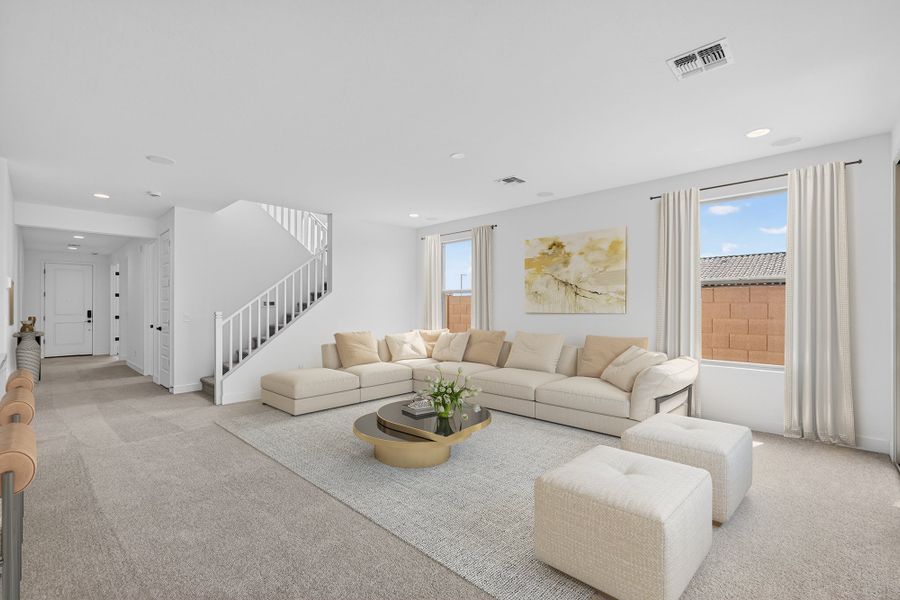 Furnished interior view inside a new home in Artisan at Asante, Surprise (Image 7).