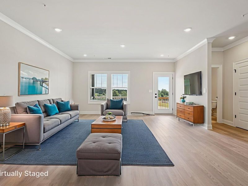 Furnished interior view inside a new home in Hemingway - Highland Series, Cumming (Image 3).