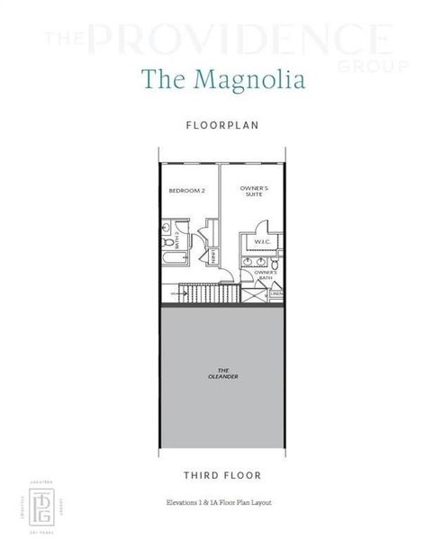 The Magnolia Floor Plan - Level 3 The Magnolia Floor Plan - Level 3