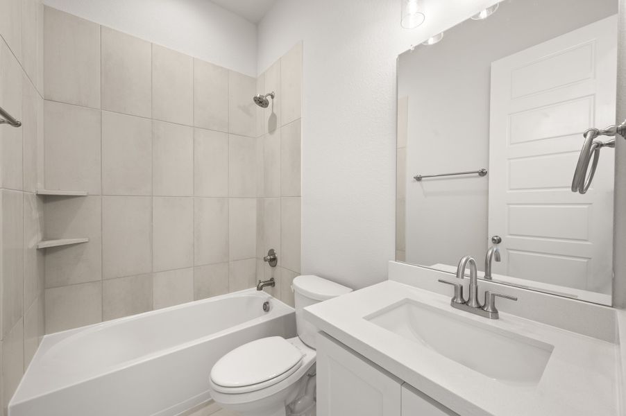 Furnished interior view inside a new home in Bridgewater, Midlothian (Image 9).