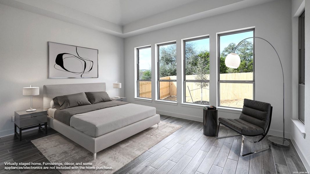 Furnished interior view inside a new home in Kinder Ranch, San Antonio (Image 10).