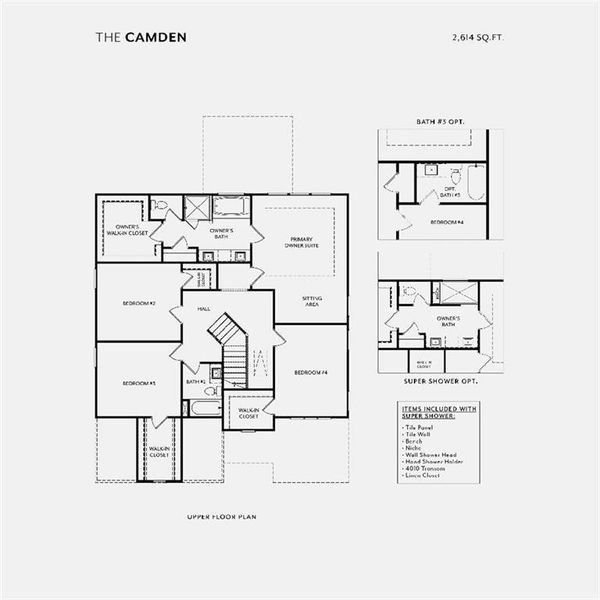 2D floor plan layout of this home in , Buford, GA (Image 6).