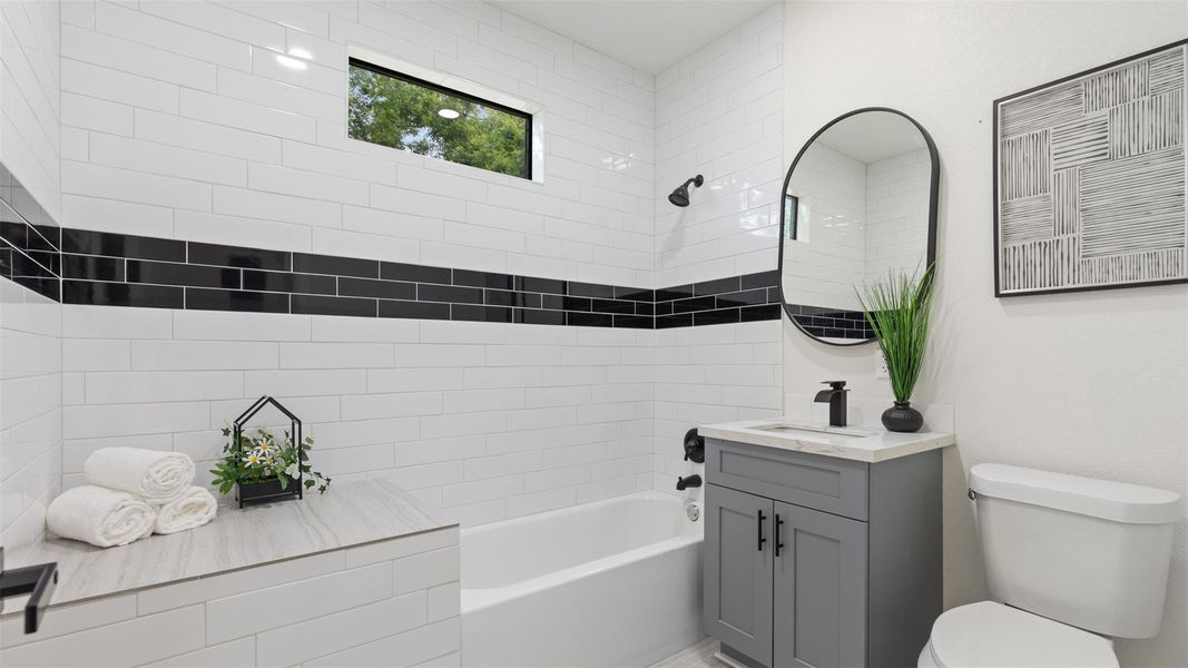 Hall bathroom downstairs.