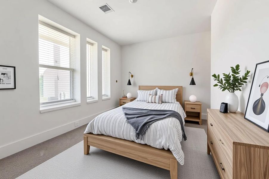 Furnished interior view inside a new home in , Houston (Image 12).