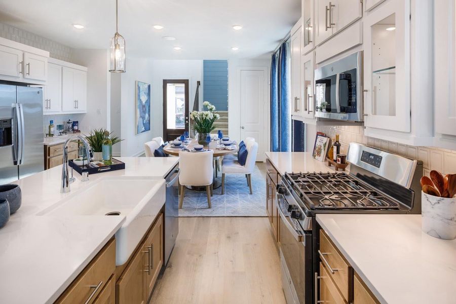 Furnished interior view inside a new home in Indigo, Richmond (Image 19).