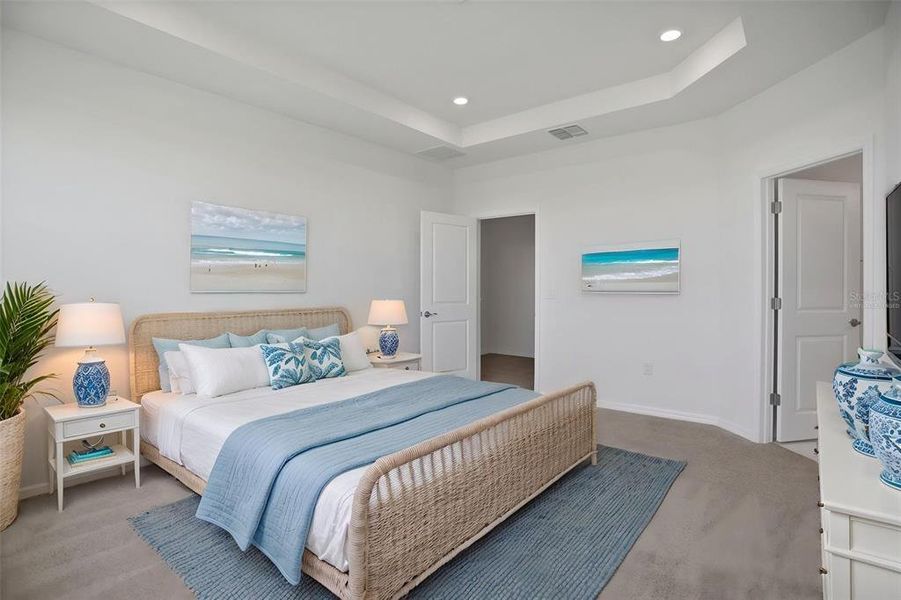 Furnished interior view inside a new home in Seaire, Parrish (Image 10).