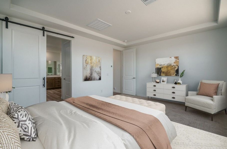 Representative furnished interior of a home built from the Willow by William Ryan Homes in The Grove at El Cidro, Goodyear (Image 26). Representative furnished interior of a home built from the Willow by William Ryan Homes in The Grove at El Cidro, Goodyear (Image 26).