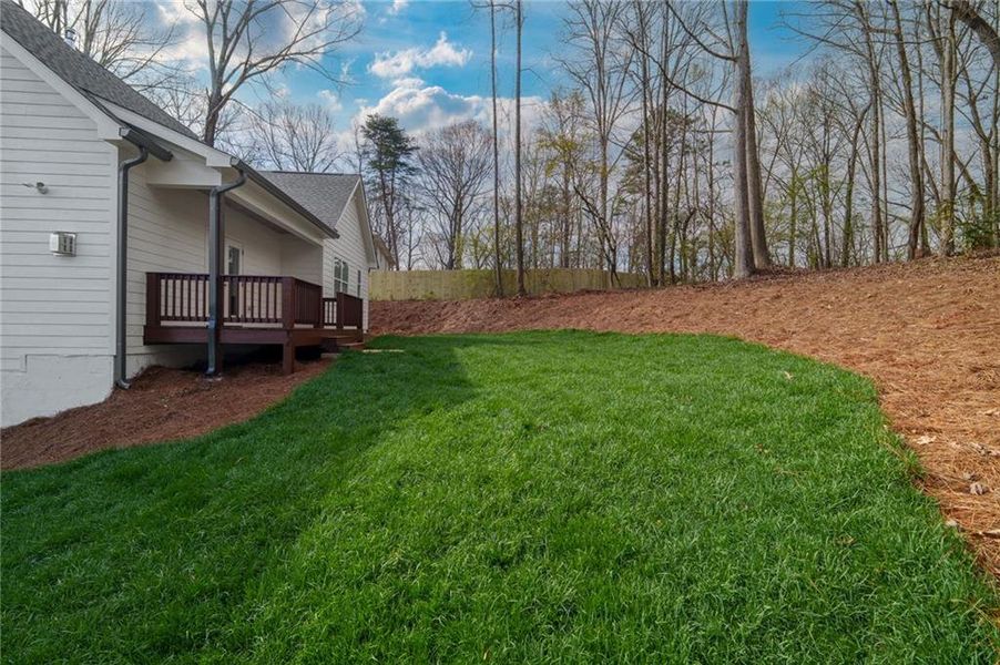 Exterior details and patio area of a home in , Woodstock (Image 23).