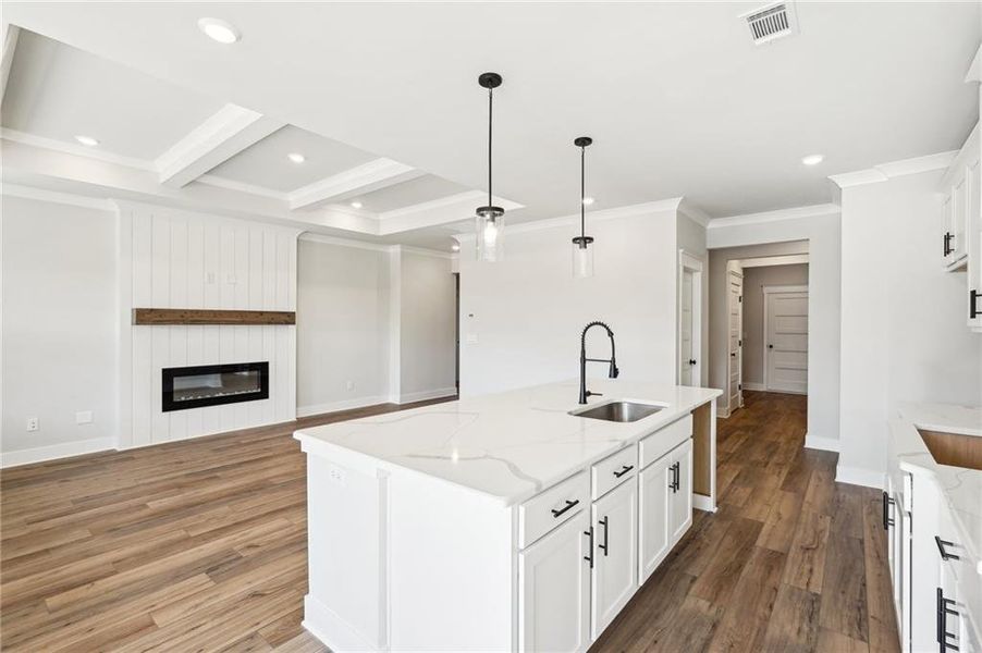 Furnished interior view inside a new home in Fowler Farms, Auburn (Image 14).