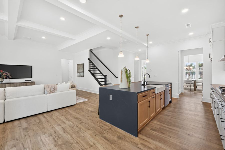 Furnished interior view inside a new home in Edgewater - Harbor Pointe, Lancaster (Image 6).