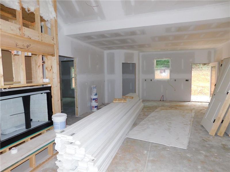In-progress construction of a new home in , Dahlonega, GA (Image 6).