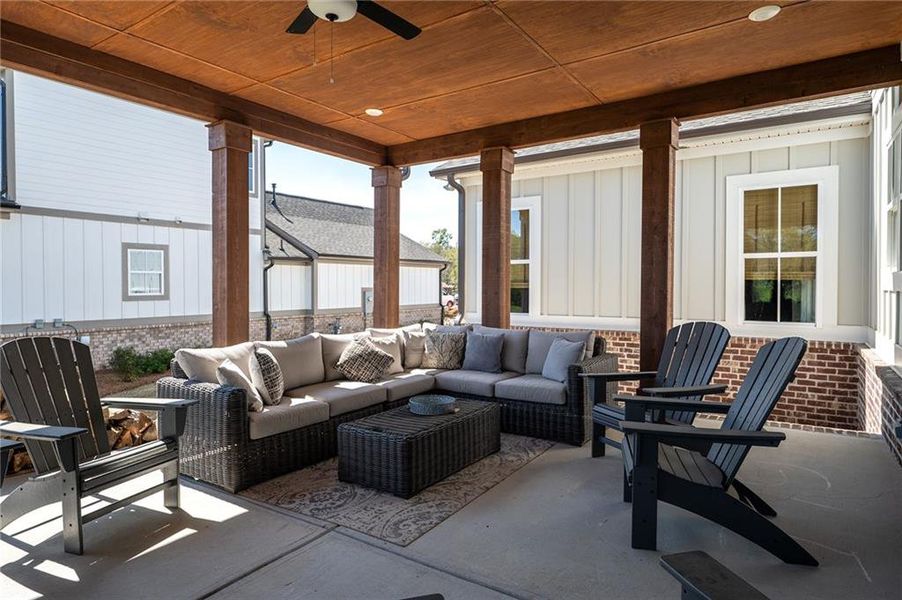 Exterior details and patio area of a home in , Watkinsville (Image 4).