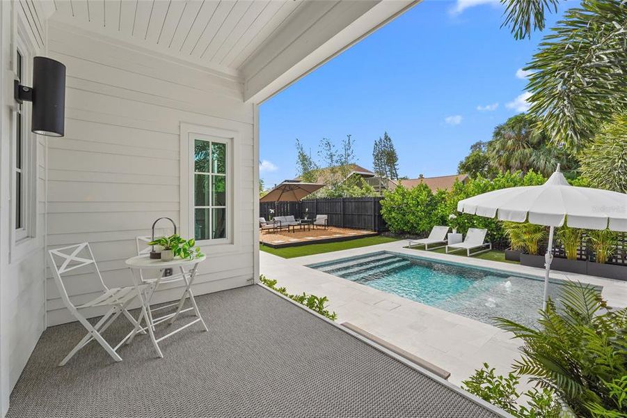 Exterior details and patio area of a home in , Sarasota (Image 26). Exterior details and patio area of a home in , Sarasota (Image 26).