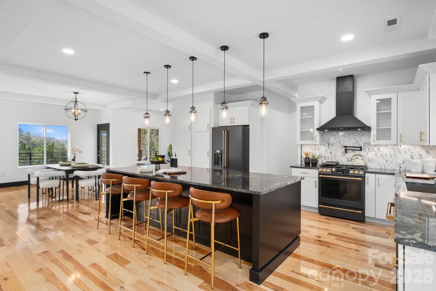 Furnished interior view inside a new home in , Mills River (Image 10).