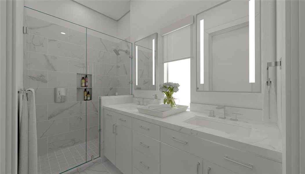 Furnished interior view inside a new home in Pacer Court, Dallas (Image 5).