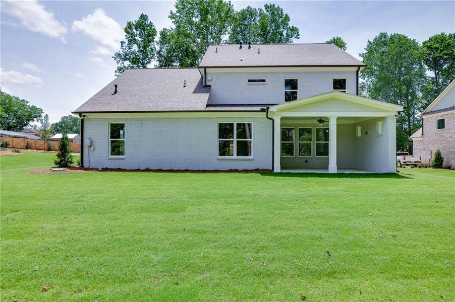 Exterior details and patio area of a home in , Buford (Image 30).