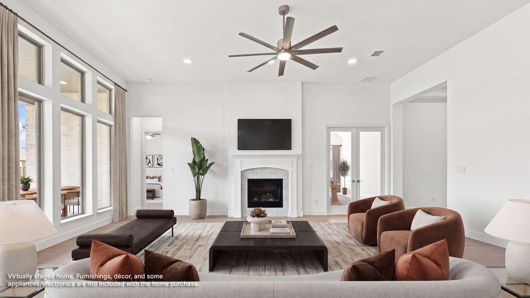 Furnished interior view inside a new home in Sonoma Verde, McLendon-Chisholm (Image 8).