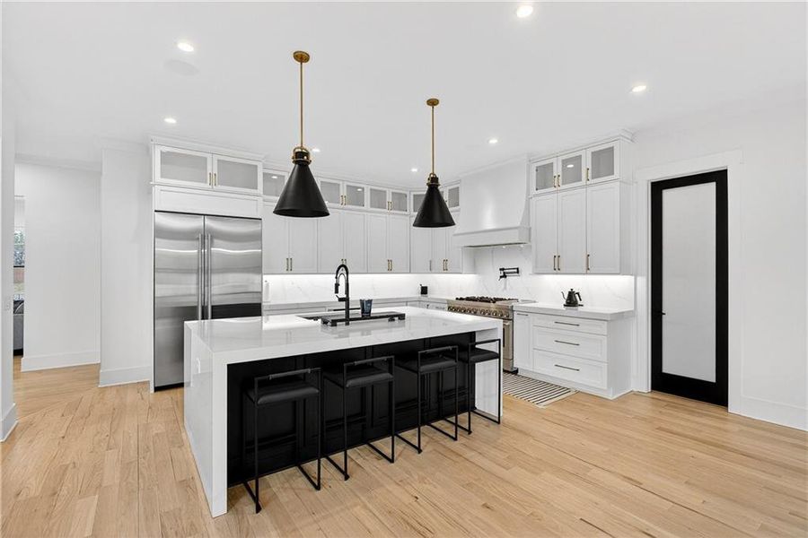 Furnished interior view inside a new home in , Marietta (Image 60).