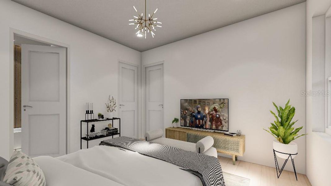 Furnished interior view inside a new home in , Tampa (Image 9).