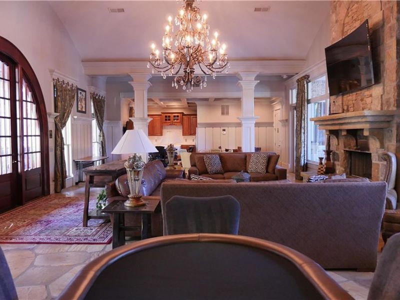 Furnished interior view inside a new home in The Village at Towne Lake, Woodstock (Image 12).