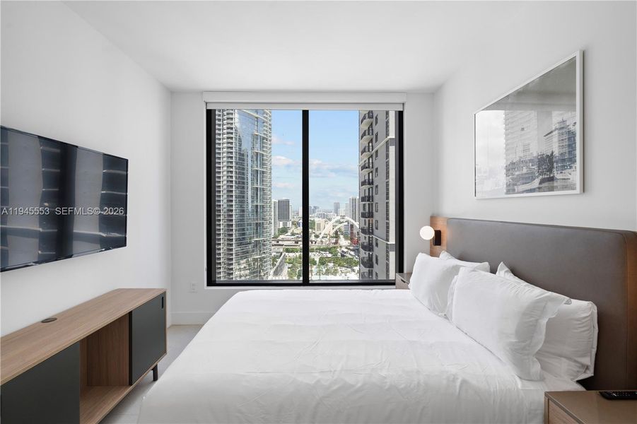 Furnished interior view inside a new home in , Miami (Image 39).