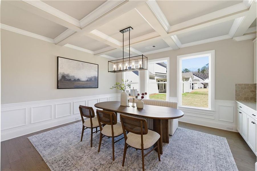 Furnished interior view inside a new home in Ford Landing, Acworth (Image 14). Furnished interior view inside a new home in Ford Landing, Acworth (Image 14).