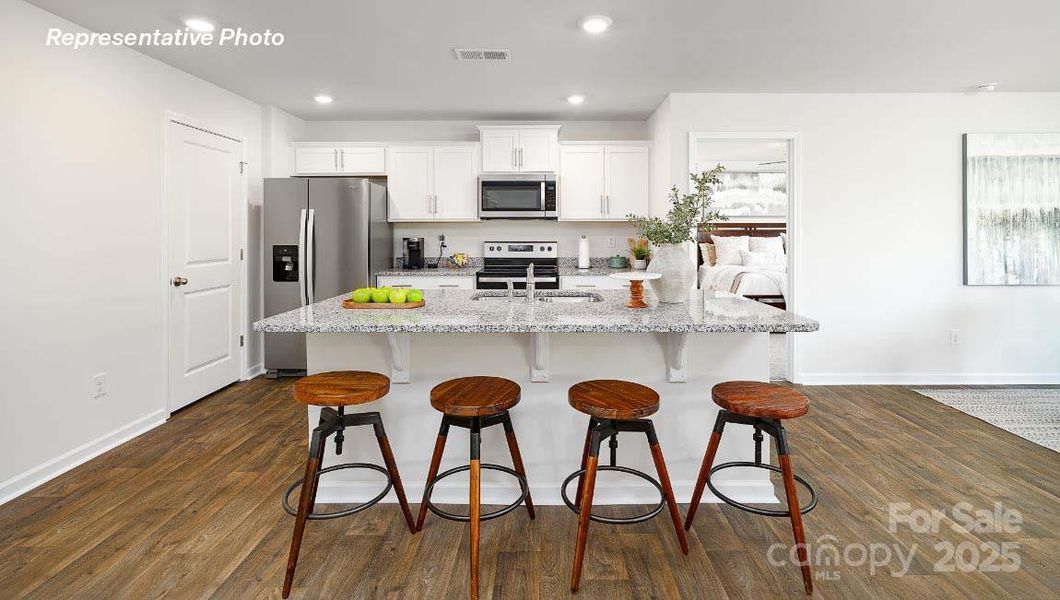 Furnished interior view inside a new home in Villages of Maiden, Maiden (Image 21).